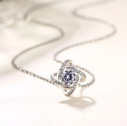 Diamond Steel Necklace For Ladies