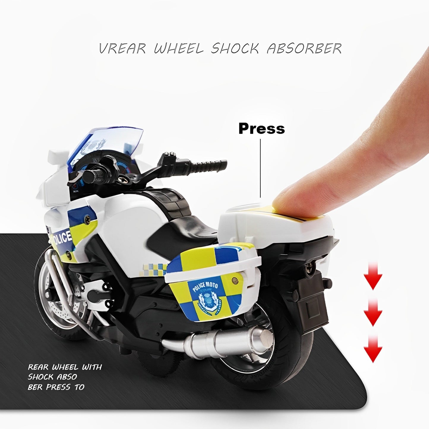Friction Powered Motorbike