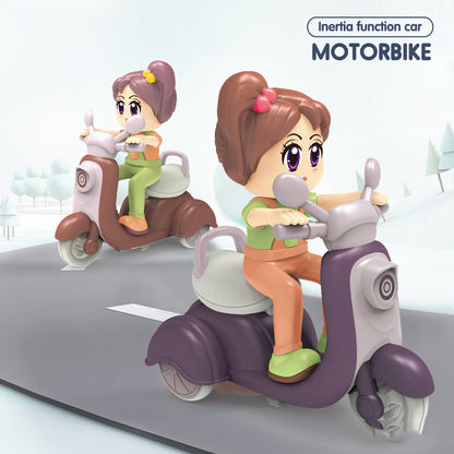 Mini Cartoon Motorbike Toy