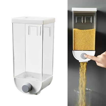 Space-Saving Wall Mounted Grain Dispenser